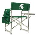 Michigan State Embroidered Sports Chair Hunter Green