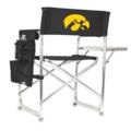 University of Iowa Embroidered Sports Chair Black