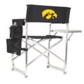 University of Iowa Printed Sports Chair Black