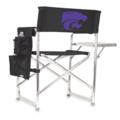 Kansas State Printed Sports Chair Black