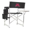 University of Minnesota Embroidered Sports Chair Black