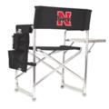 University of Nebraska Embroidered Sports Chair Black
