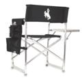 University of Wyoming Cowboys Embroidered Sports Chair Black