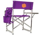 Clemson Tigers Sports Chair - Purple Embroidered