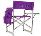 LSU Tigers Sports Chair - Purple Embroidered