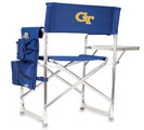 Georgia Tech Yellow Jackets Sports Chair - Navy Embroidered