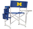 Michigan Wolverines Sports Chair - Navy Embroidered