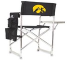 Iowa Hawkeyes Sports Chair - Black Embroidered