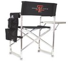 Texas Tech Red Raiders Sports Chair - Black Embroidered