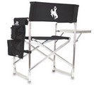 Wyoming Cowboys Sports Chair - Black Embroidered