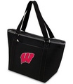 Wisconsin Badgers Topanga Cooler Tote - Black Embroidered