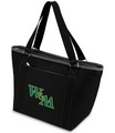 William & Mary Tribe Topanga Cooler Tote - Black Embroidered