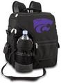 Kansas State Wildcats Turismo Backpack - Black Embroidered