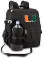 Miami Hurricanes Turismo Backpack - Black Embroidered