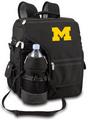 Michigan Wolverines Turismo Backpack - Black Embroidered