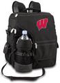 Wisconsin Badgers Turismo Backpack - Black Embroidered