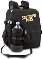 Southern Miss Golden Eagles Turismo Backpack - Black Embroidered