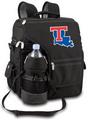 Louisiana Tech Bulldogs Turismo Backpack - Black Embroidered