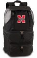 Nebraska Cornhuskers Zuma Backpack & Cooler - Black Embroidered