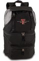 Texas Tech Red Raiders Zuma Backpack & Cooler -Black Embroidered