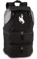 Wyoming Cowboys Zuma Backpack & Cooler - Black Embroidered