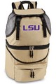 LSU Tigers Zuma Backpack & Cooler - Beige Embroidered