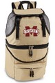 Mississippi State Bulldogs Zuma Backpack & Cooler - Beige Embr.