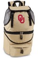 Oklahoma Sooners Zuma Backpack & Cooler - Beige Embroidered