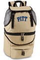 Pitt Panthers Zuma Backpack & Cooler - Beige Embroidered