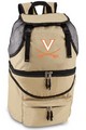 Virginia Cavaliers Zuma Backpack & Cooler - Beige Embroidered