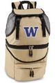 Washington Huskies Zuma Backpack & Cooler - Beige Embroidered