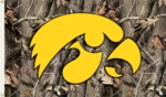 Iowa Hawkeyes 3' x 5' Flag with Grommets - Realtree Camo