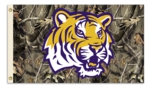 Louisiana State Tigers 3' x 5' Flag w/Grommets - Realtree Camo