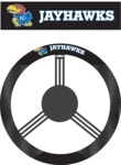 Kansas Jayhawks Poly-Suede Steering Wheel Cover