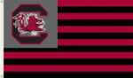 South Carolina Gamecocks 3' x 5' Flag with Grommets - Stripes