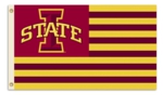 Iowa State Cyclones 3' x 5' Flag with Grommets - 13 Stripes