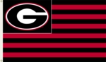 Georgia Bulldogs 3' x 5' Flag with Grommets - 13 Stripes