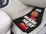 Miami Heat Carpet Car Mats - 2013 NBA Champions