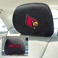 Louisville Cardinals 2-Sided Headrest Covers - Set of 2