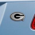 University of Georgia Bulldogs 3D Chromed Metal Car Emblem