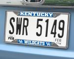 Kentucky Wildcats Chromed Metal License Plate Frame