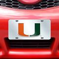 Miami Hurricanes Inlaid License Plate