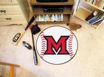 Miami University RedHawks Baseball Rug