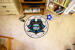East Tennessee State University Buccaneers Soccer Ball Rug
