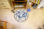 University of New Hampshire Wildcats Soccer Ball Rug
