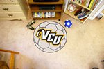 Virginia Commonwealth University Rams Soccer Ball Rug