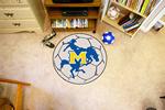 McNeese State University Cowboys Soccer Ball Rug