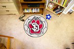 University of South Dakota Coyotes Soccer Ball Rug