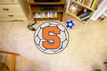 Syracuse University Orange Soccer Ball Rug