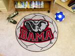 University of Alabama Crimson Tide Soccer Ball Rug - Elephant